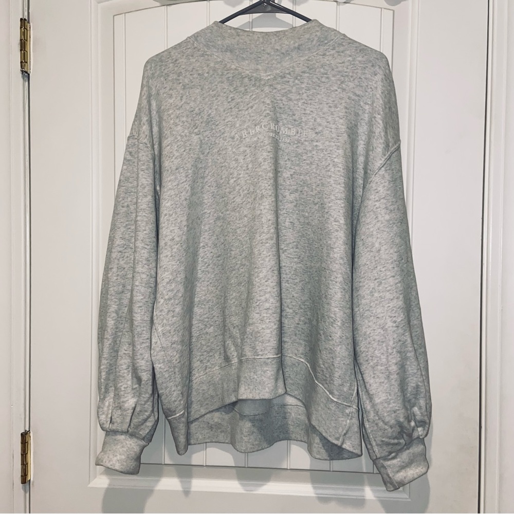 Abercrombie mock neck crewneck sweatshirt